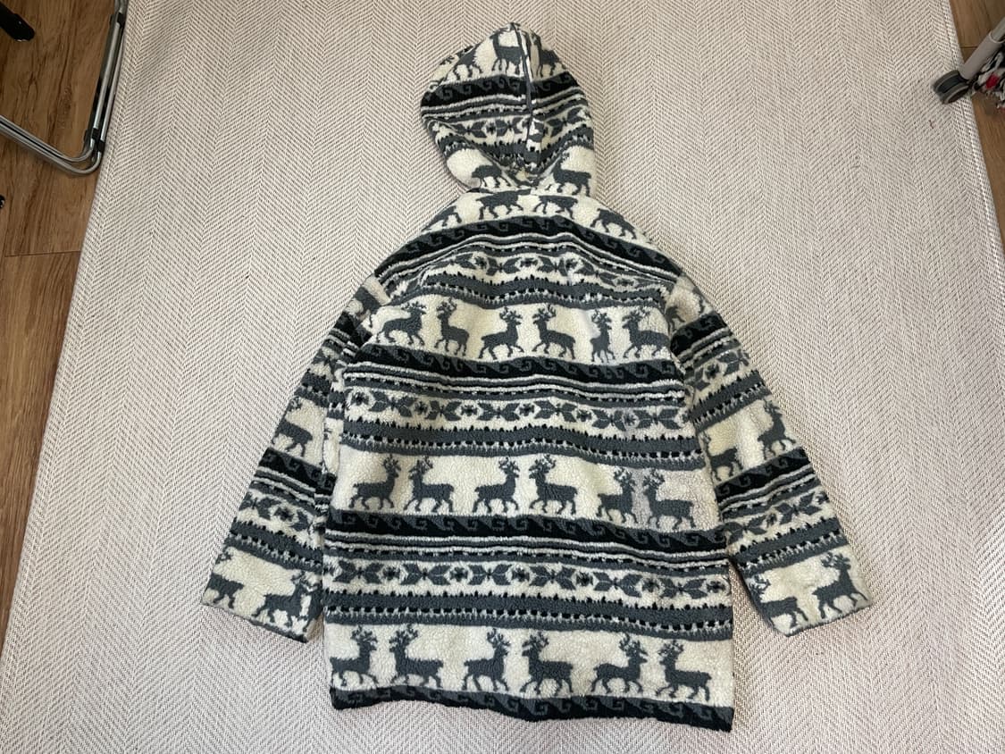 빈티지 캐나다 해비 울 노르딕 더플 코트  상품이미지8