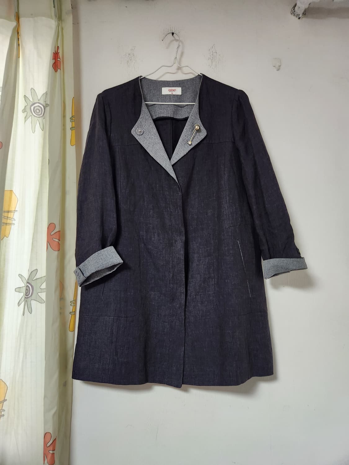 Zishen 마 100퍼 여성 자켓100 상품이미지1