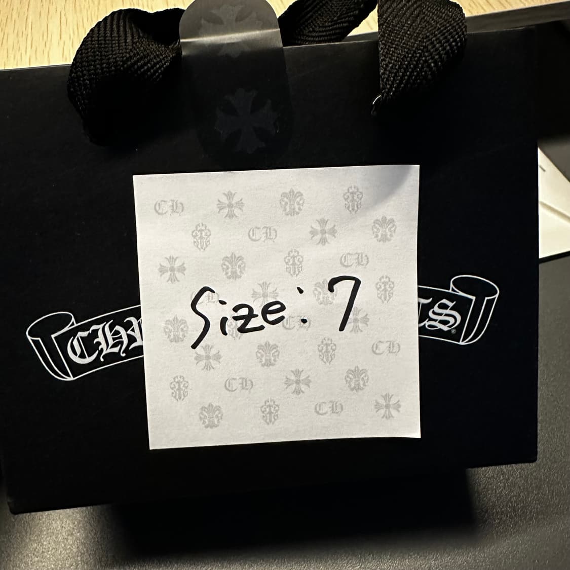 [us7] 새상품 크롬하츠 베이비 플로랄 링 상품이미지4