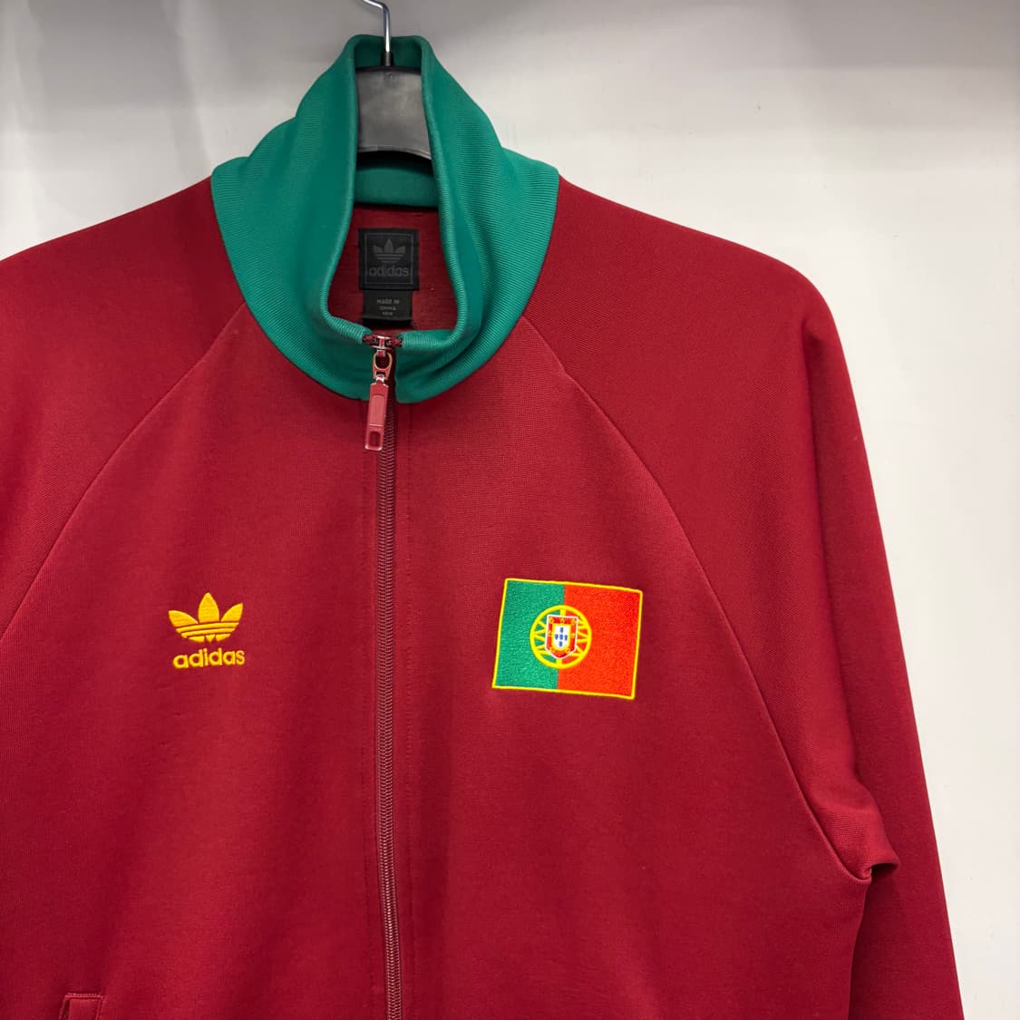 아디다스 포르투갈 국대 버건디 트랙탑 져지 XL 상품이미지2
