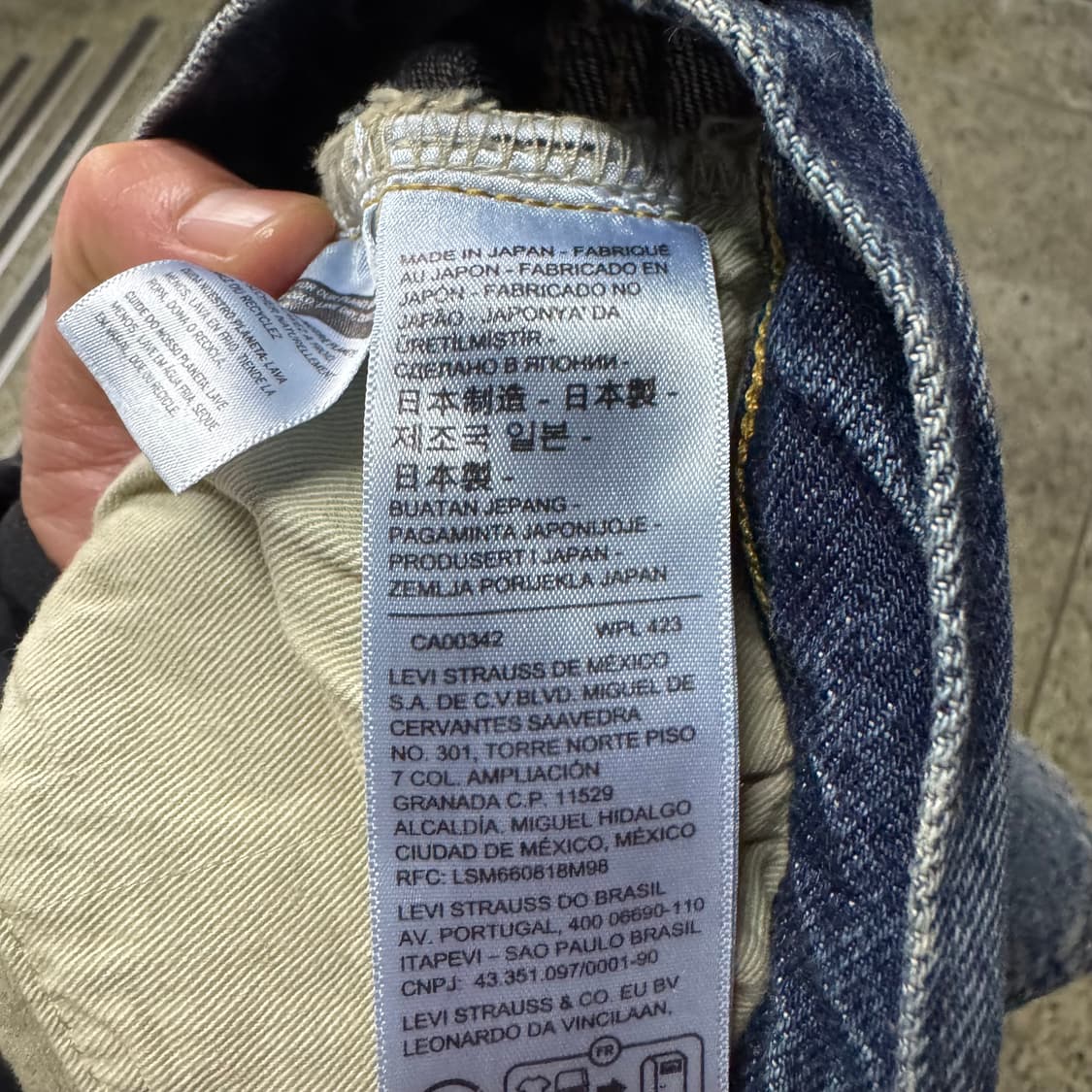 [35] 리바이스 501zxx 셀비지 데님 팬츠 상품이미지10