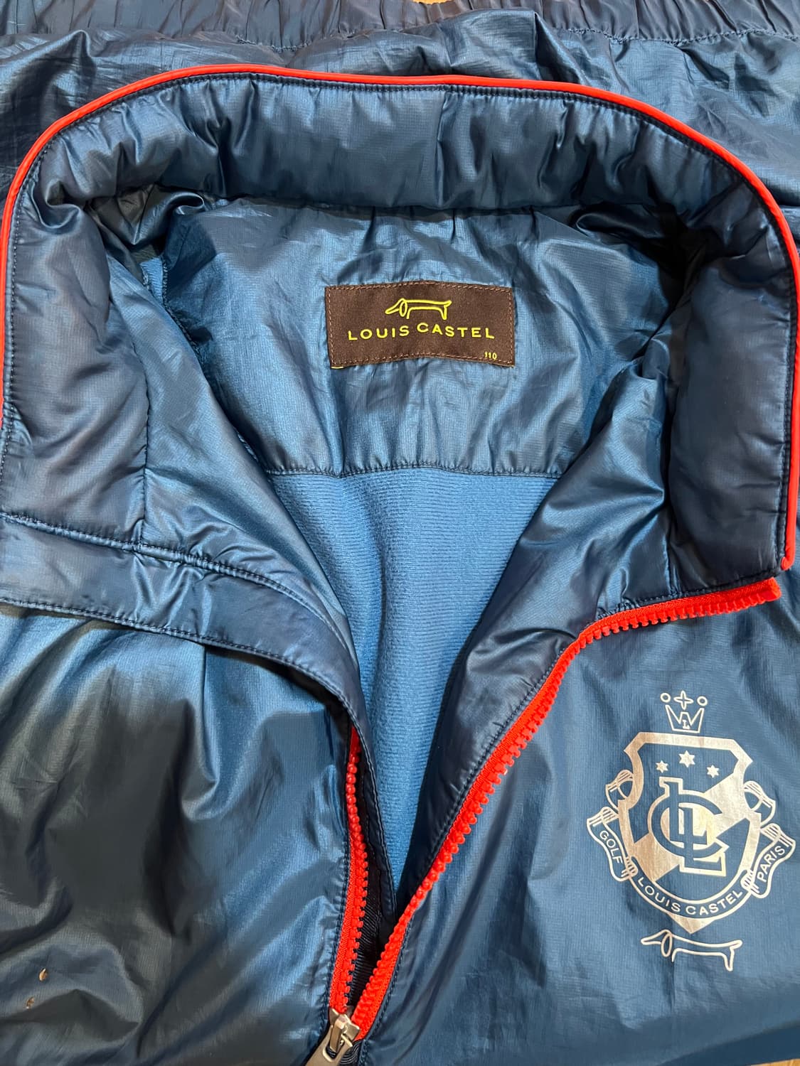 루이까스텔 남성 네이비 아노락바람막이 반집업티셔츠 상품이미지6