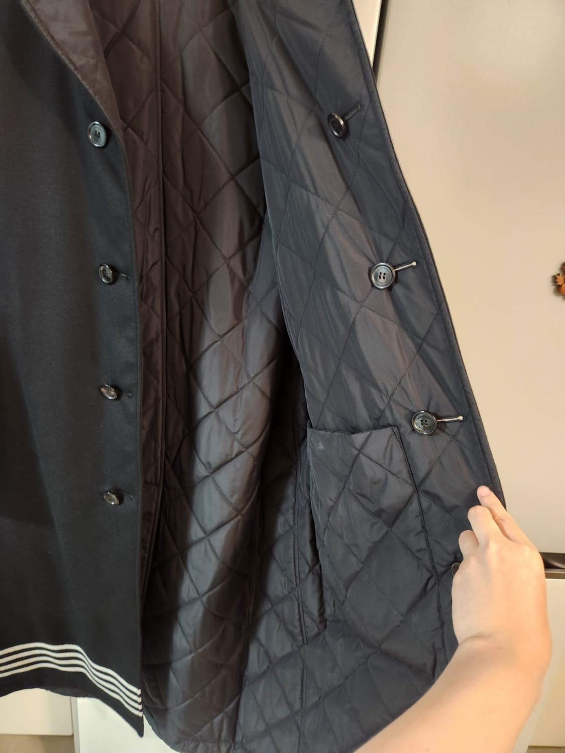 버버리 코트 Burberry Doncaster Stripe Detail 상품이미지6