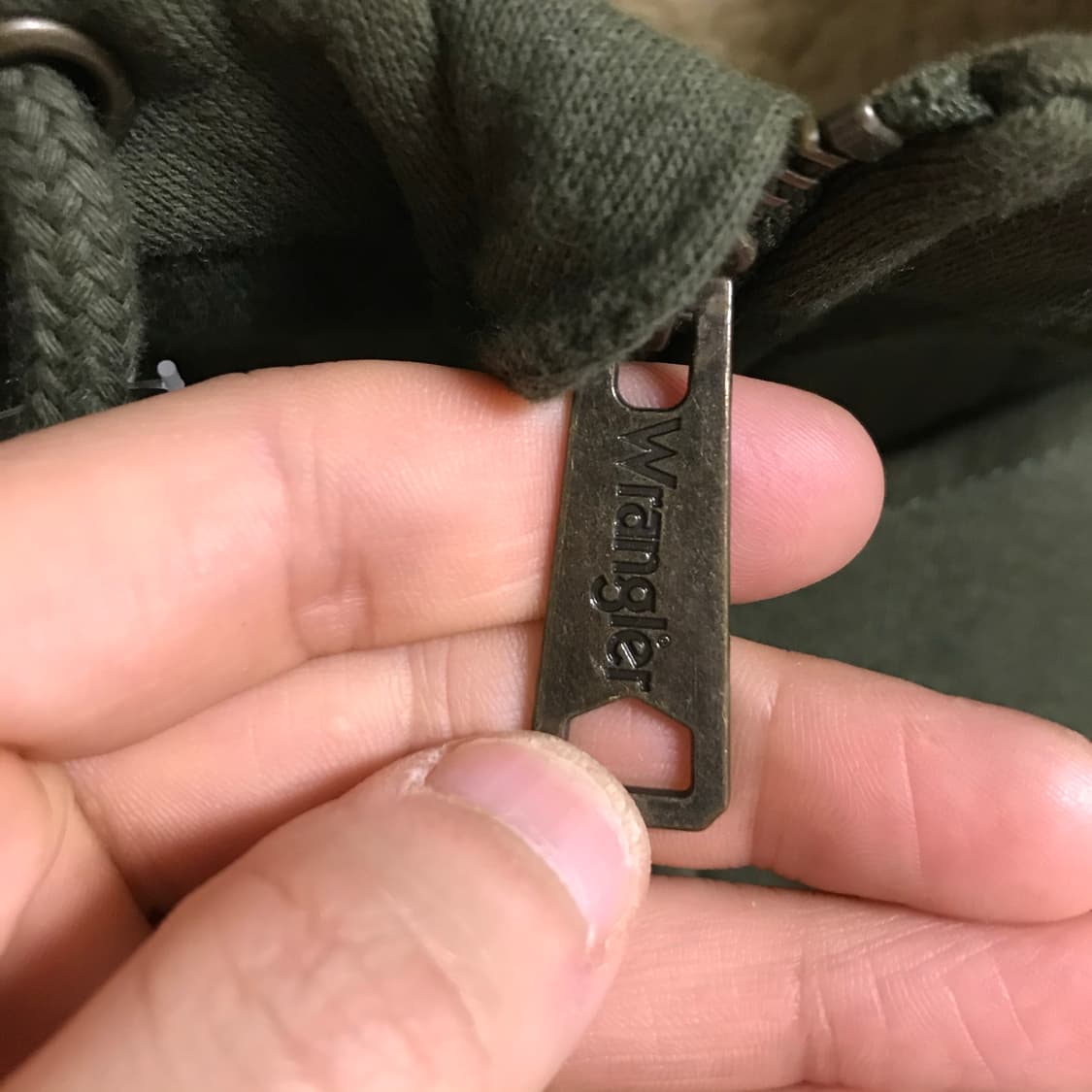 랭글러 써멀 카키 후드집업 자켓점퍼 상품이미지7