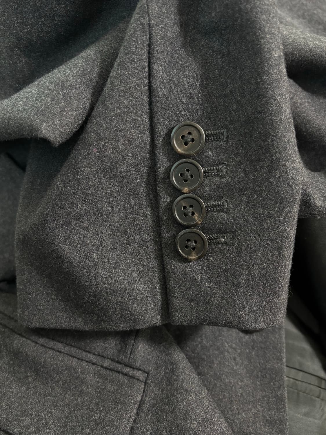 띠어리 챔버스 블레이저 자켓42R(105)/진그레이 상품이미지6