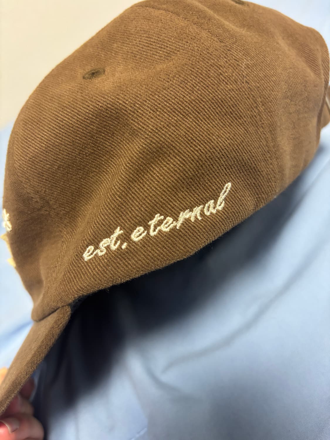 휴이 Applique Cap brown 상품이미지3