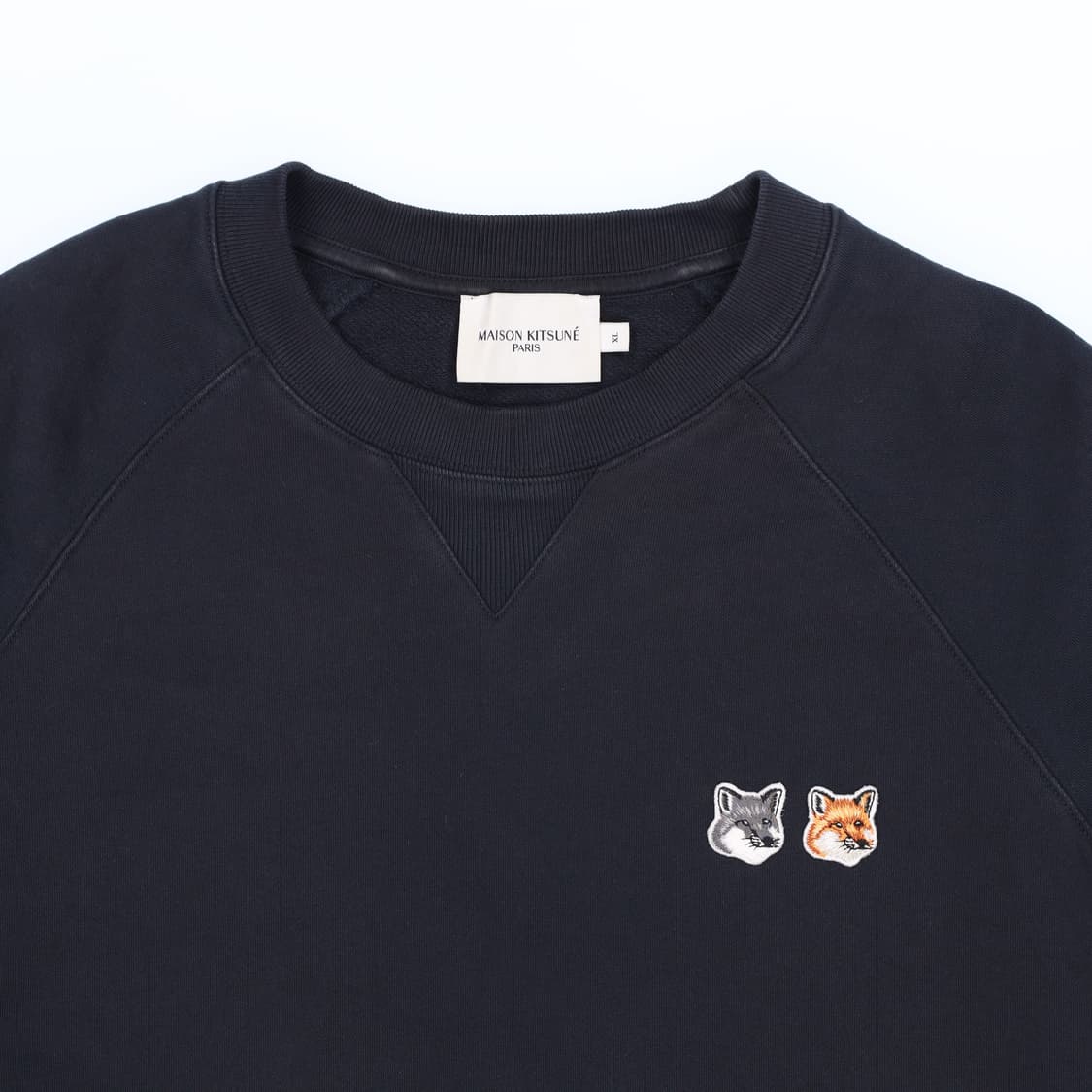 XL 메종키츠네 더블폭스 맨투맨 티셔츠 N7529 상품이미지3