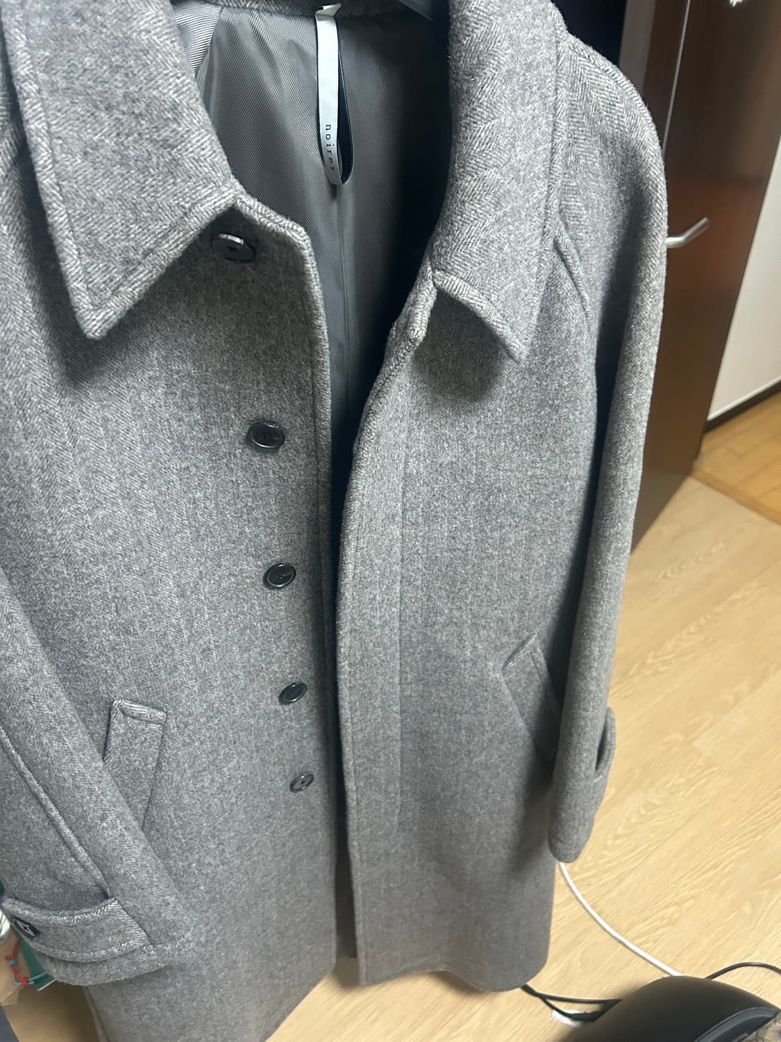 노이어 kkst 해링본 발마칸 코트 48 상품이미지3