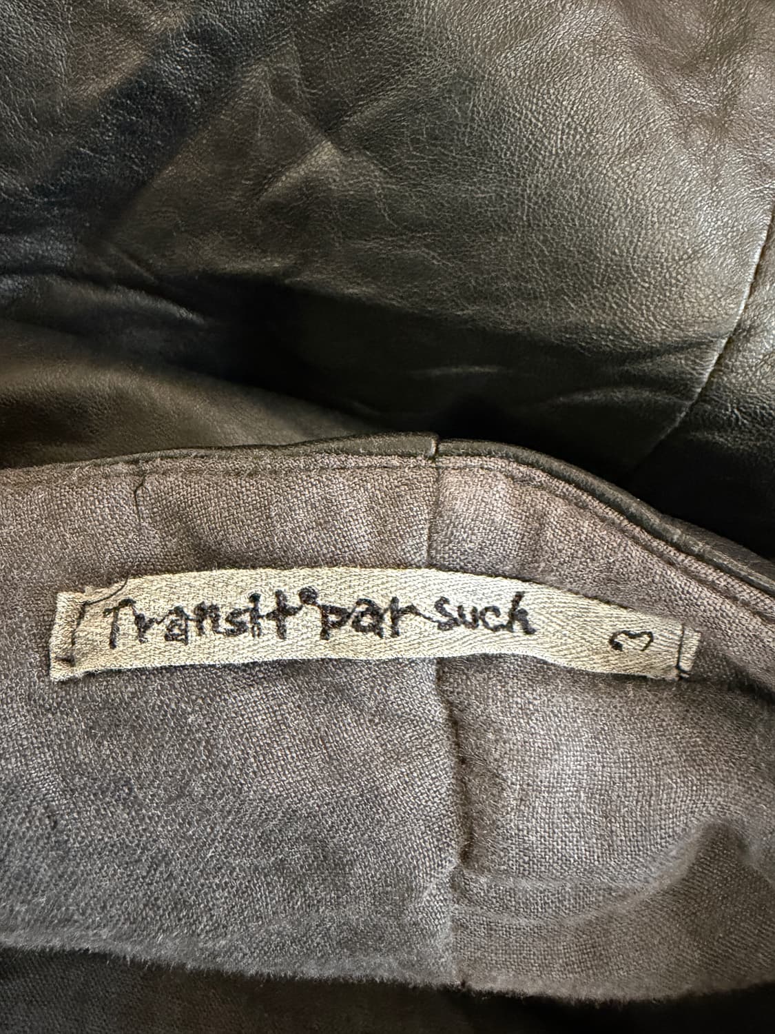 트랜짓 워시드 램스킨 레더 자켓 상품이미지4