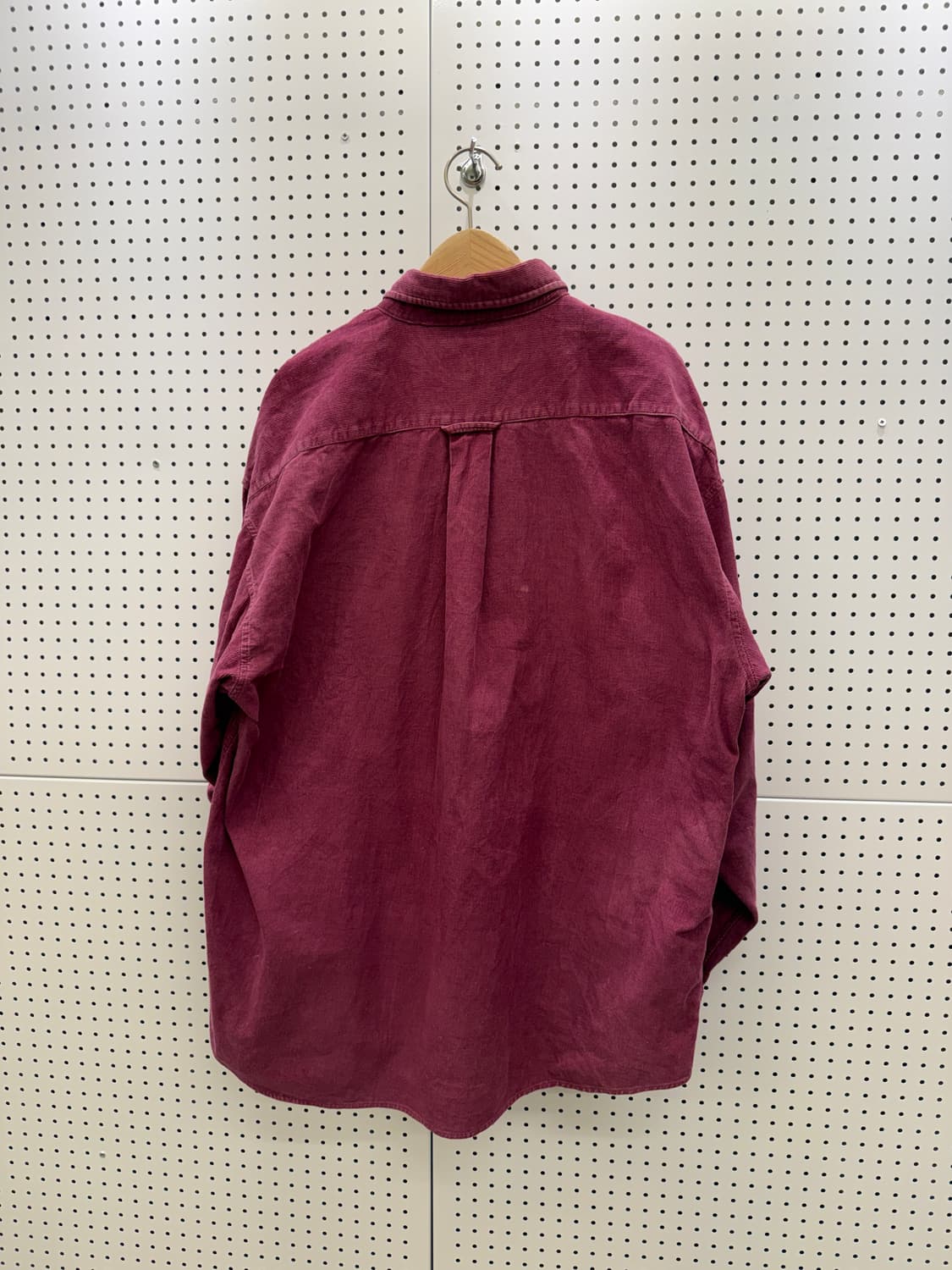 칼하트 투포켓 워크 셔츠 버건디 U956 상품이미지3