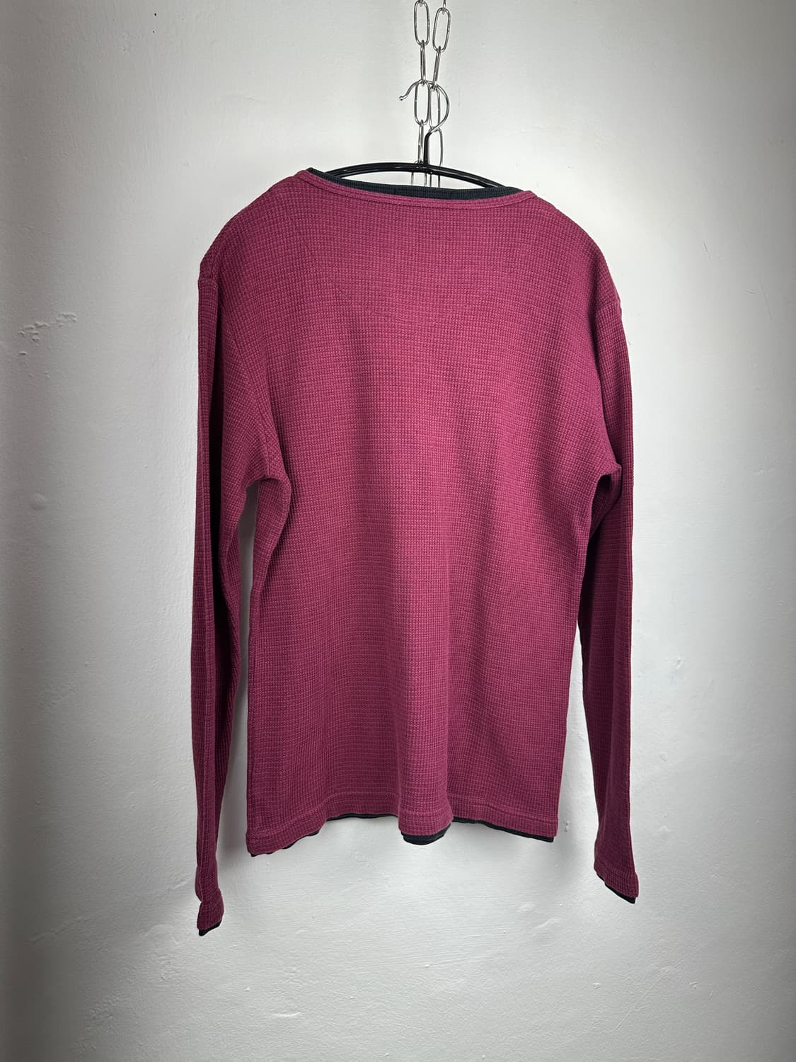 JPN fake layered knit sleeve top 상품이미지6