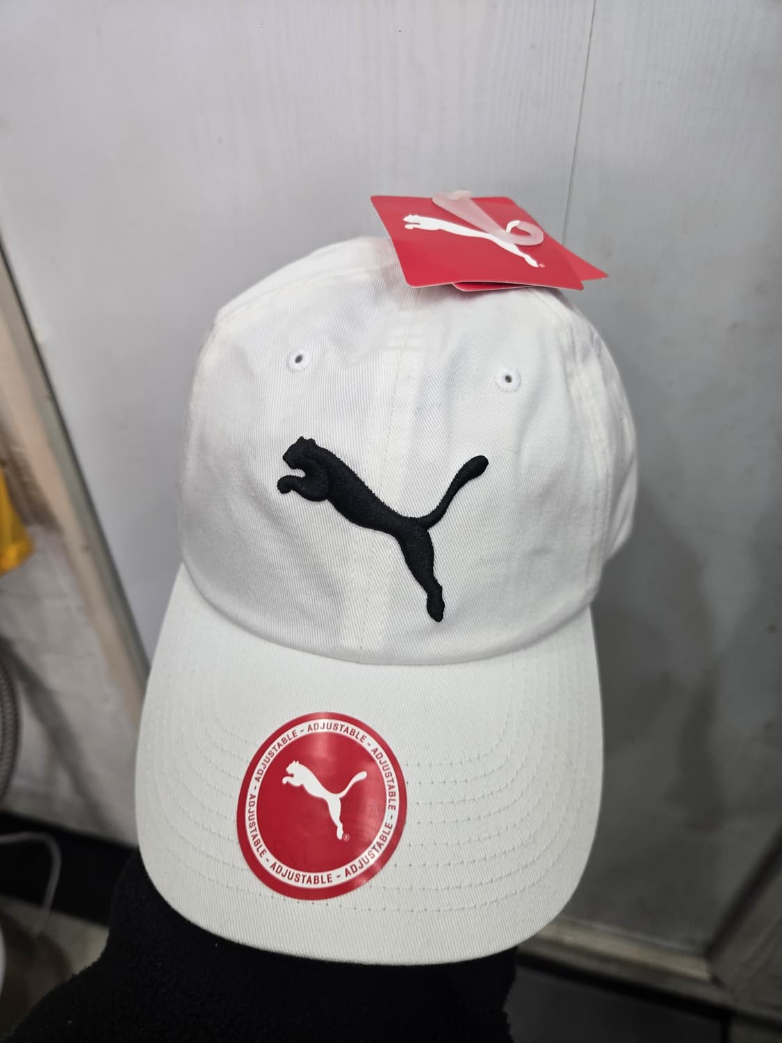 택있는 새상품 )) PUMA 푸마 화이트 & 블랙 볼캡 모자! 상품이미지1