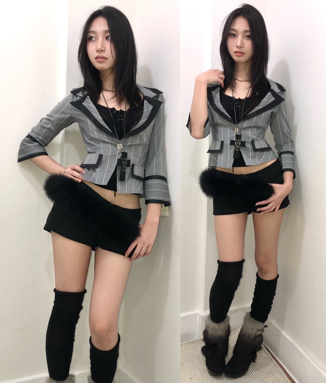 rare gyaru style blazer 상품이미지1