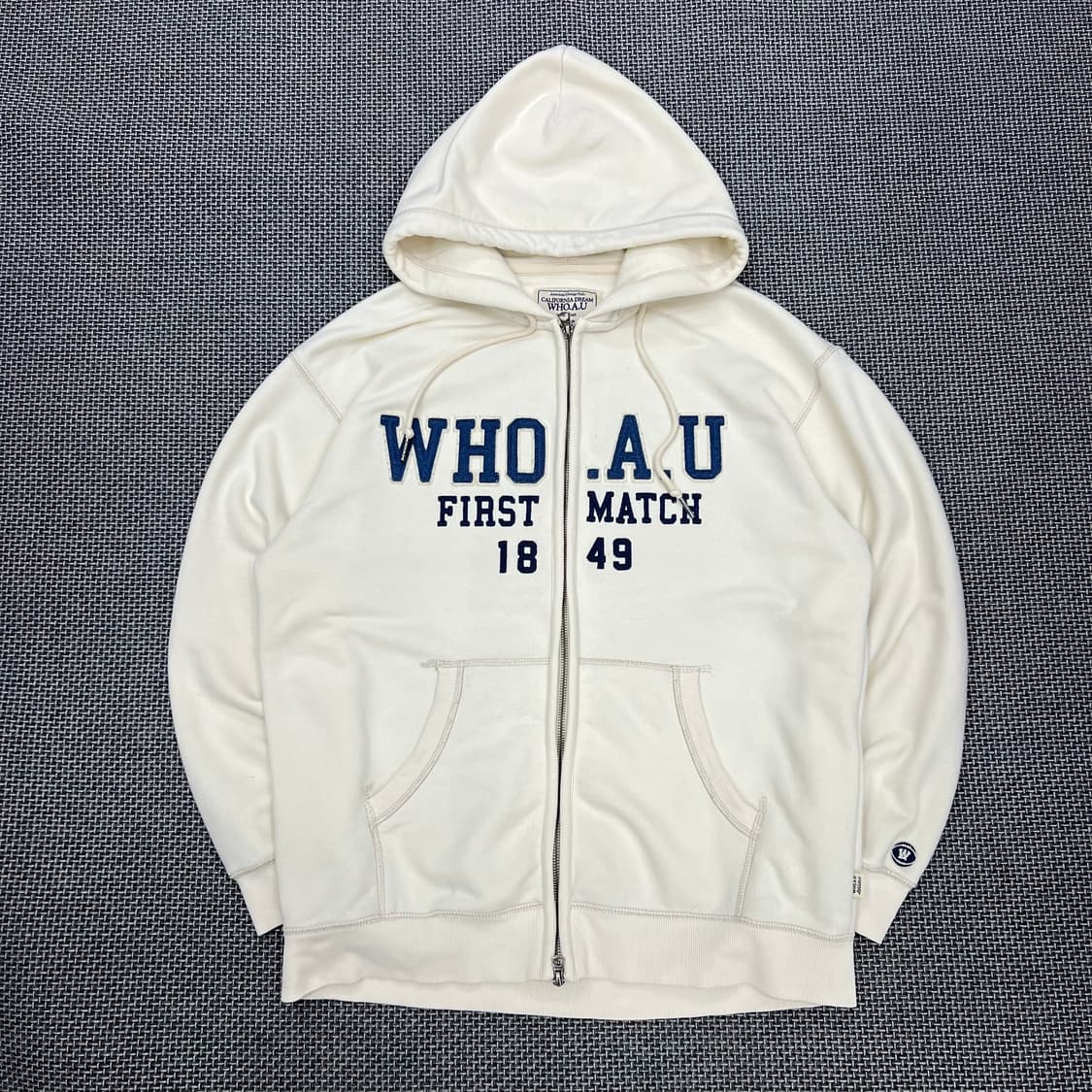 후아유 아이보리 후드집업 상품이미지1