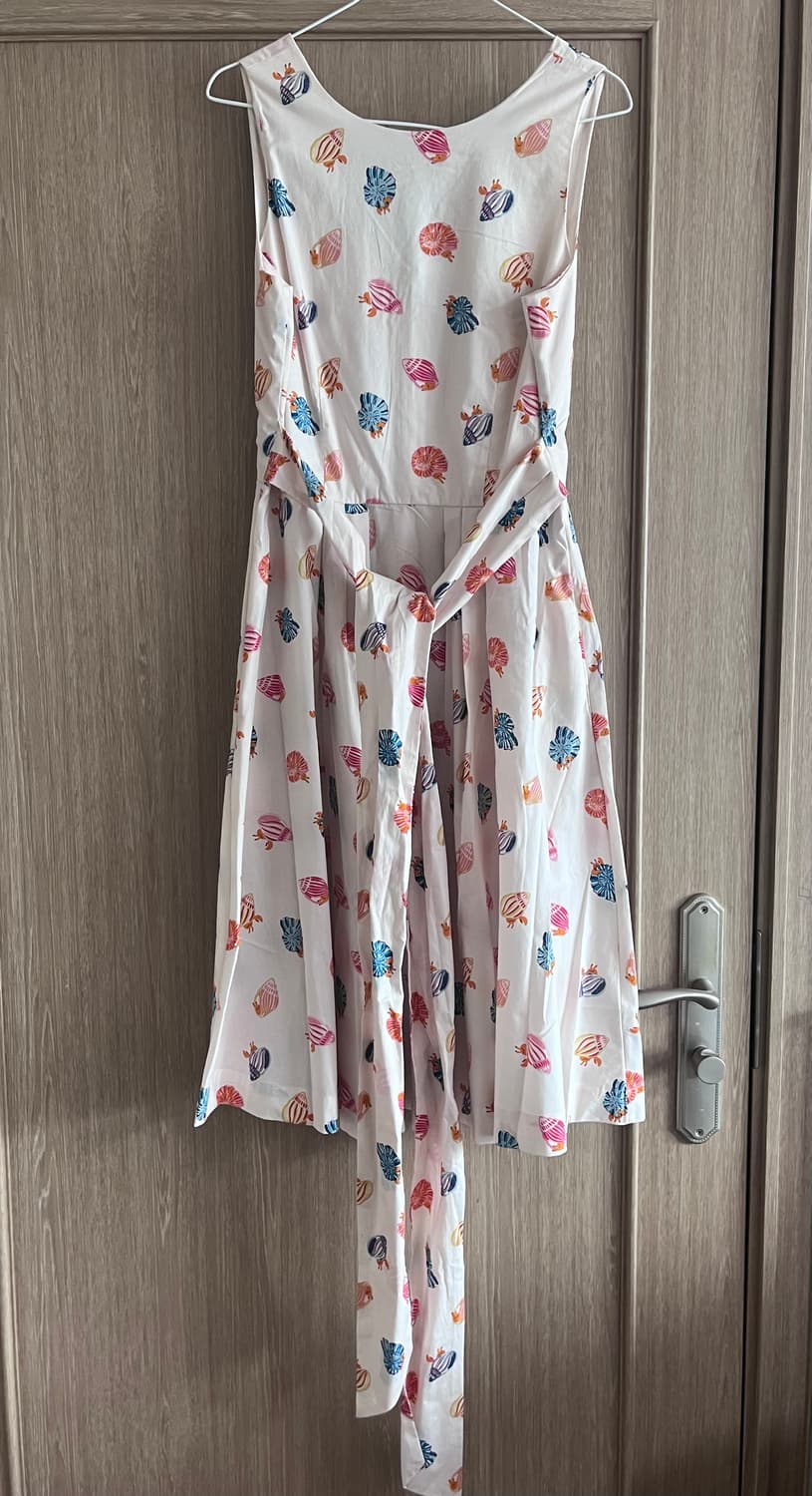 캐스키드슨 썸머 패턴 원피스 빈티지 여름 민소매 나시 상품이미지3
