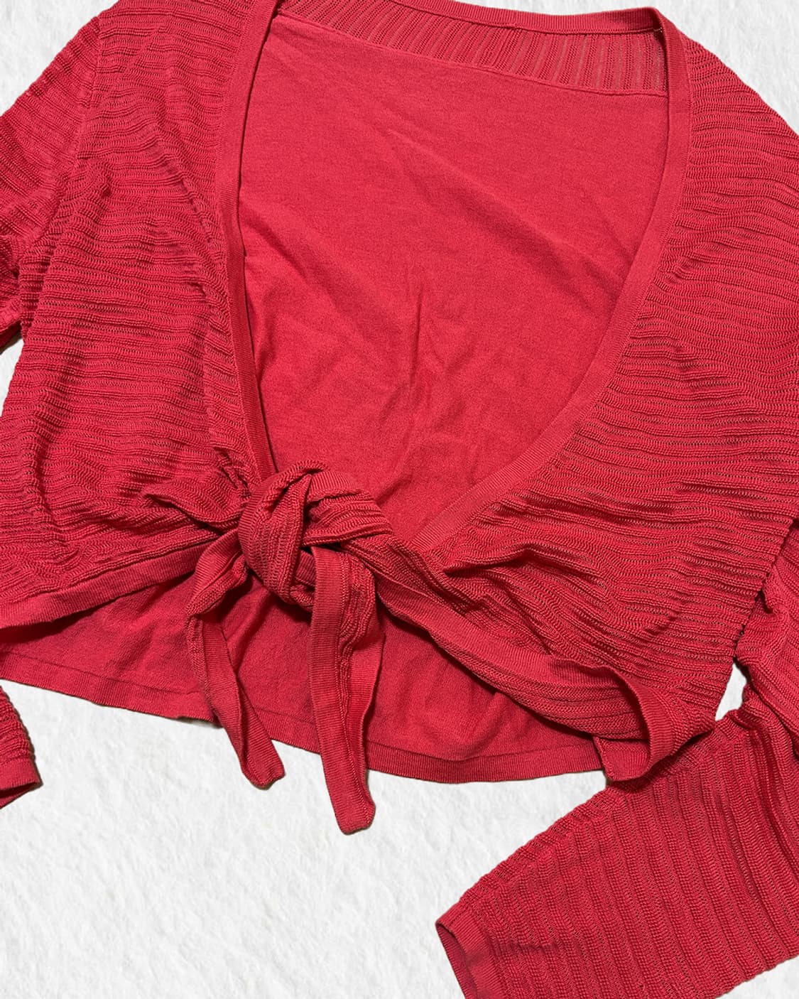 빈티지 레드 가디건 상품이미지2