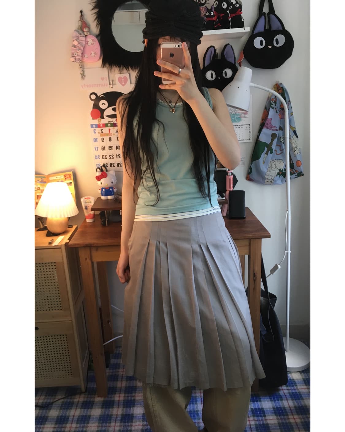 vintage twisted strap sleeveless mint 상품이미지4