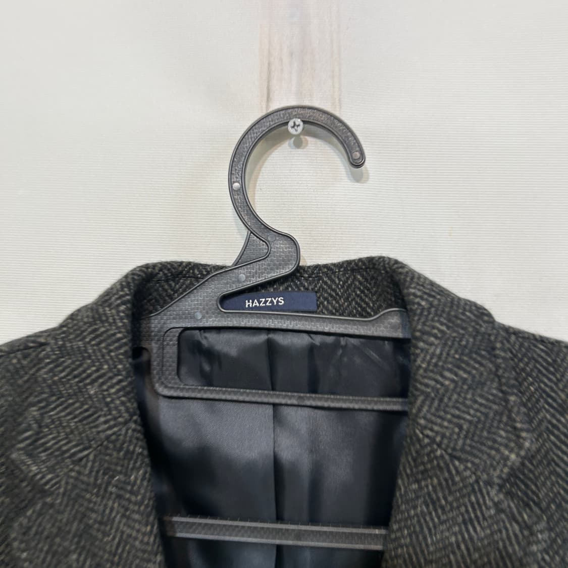 헤지스 남성 헤링본 모직 자켓 100  상품이미지2