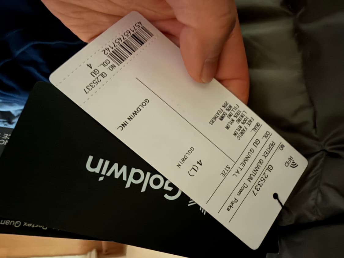 골드윈 퍼펙스 퀀텀 패딩 건메탈 4 상품이미지2