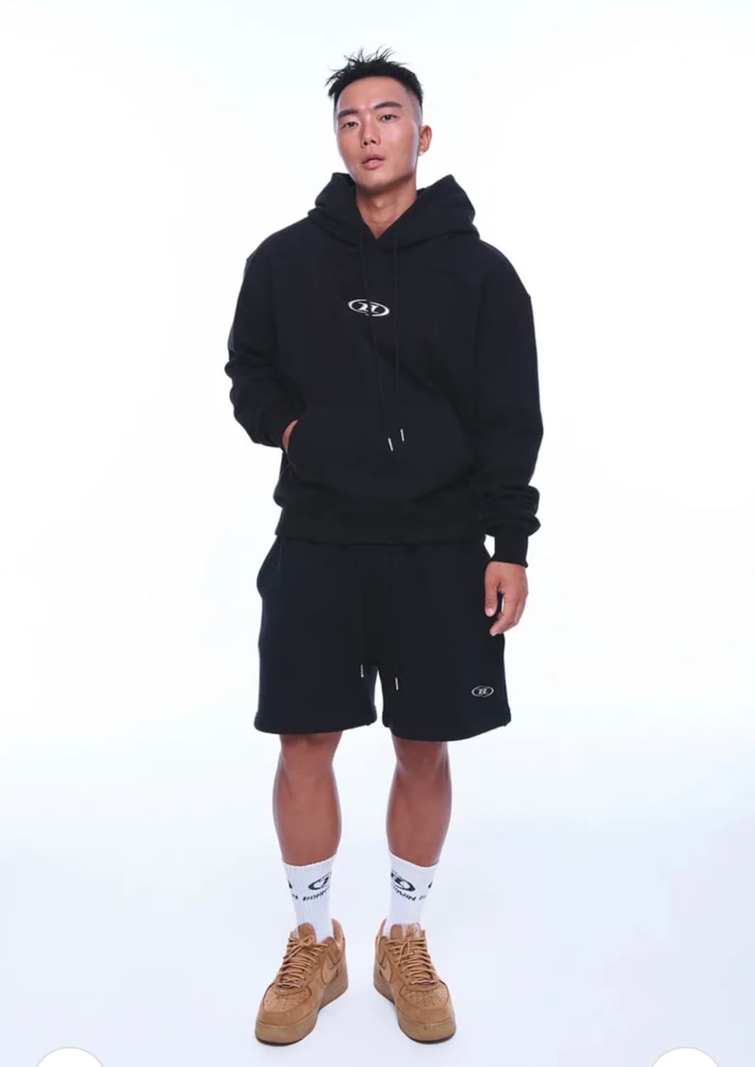 (2) 본투윈 크롬 B 하프 팬츠 쇼츠 블랙 상품이미지2