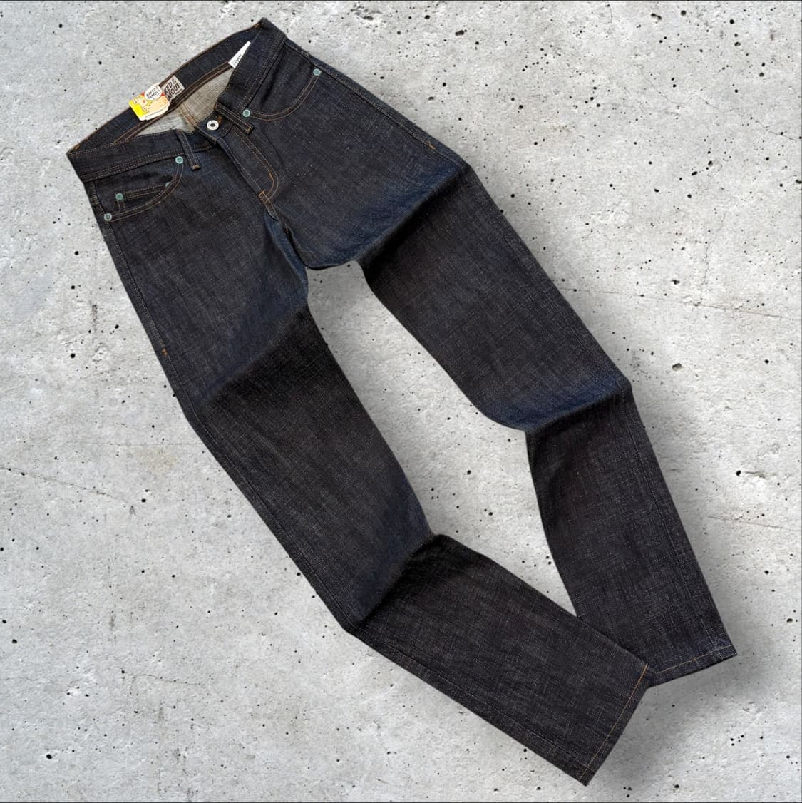 [28] 네이키드 앤 페이머스 헤리티지 셀비지 데님 진청 팬츠 D588 상품이미지2