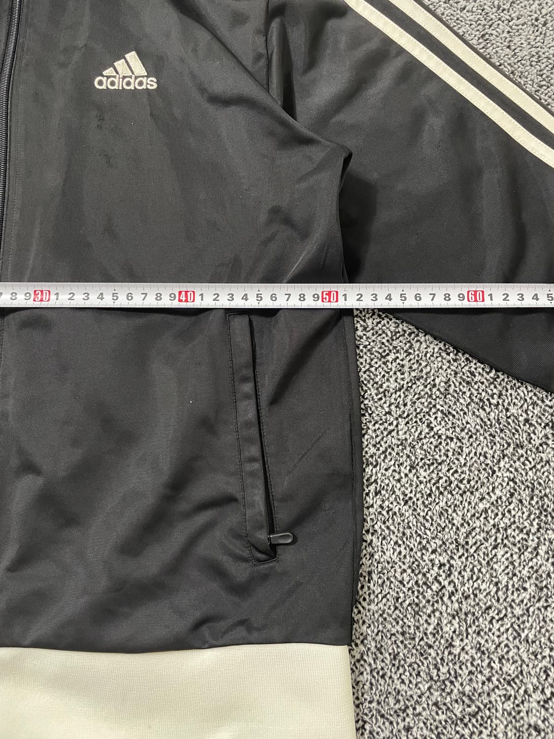 빈티지9. 아디다스 00's 트랙탑 트레이닝 져지 검흰 오레오 상품이미지6