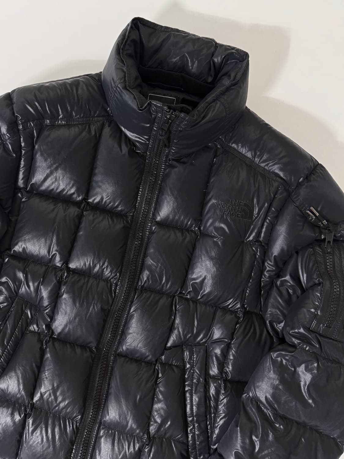 노스페이스 루즈핏 해외판 구스다운 블록 투웨이 패딩 상품이미지4