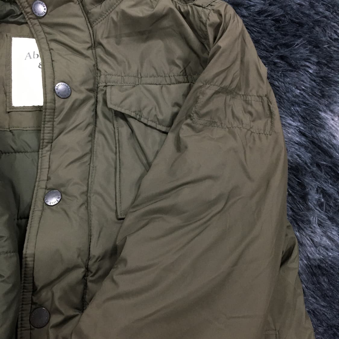 투티/0238 아베크롬비 앤 피치 뉴욕 경량 자켓 카키 상품이미지5