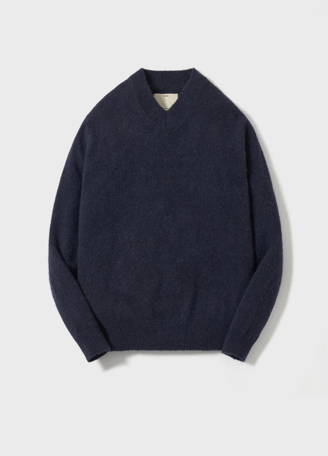 포터리 알파카 브이넥 니트 네이비 3사이즈 상품이미지1