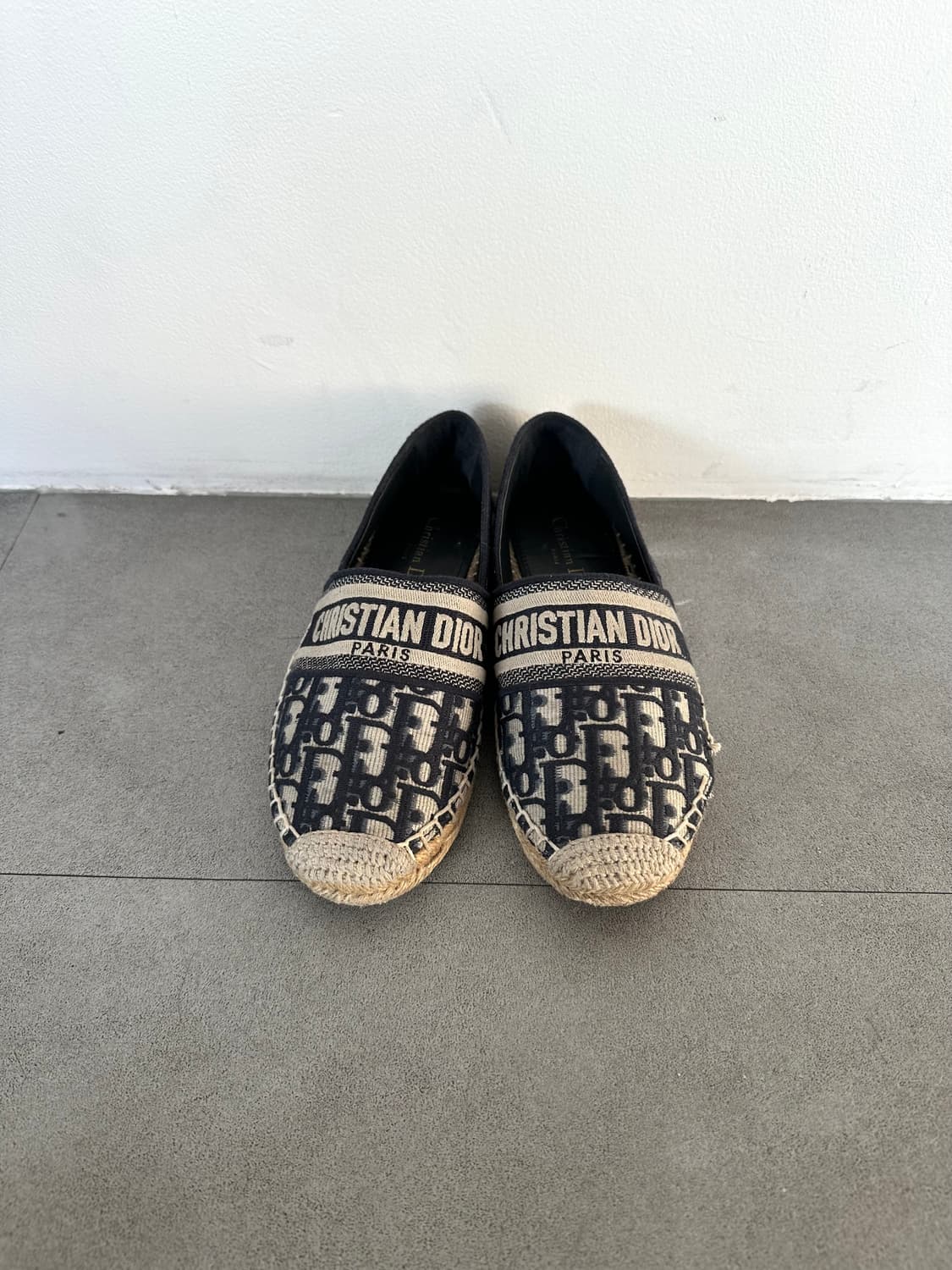 디올 오블리크 에스파듀 슬립온 딥블루 상품이미지1