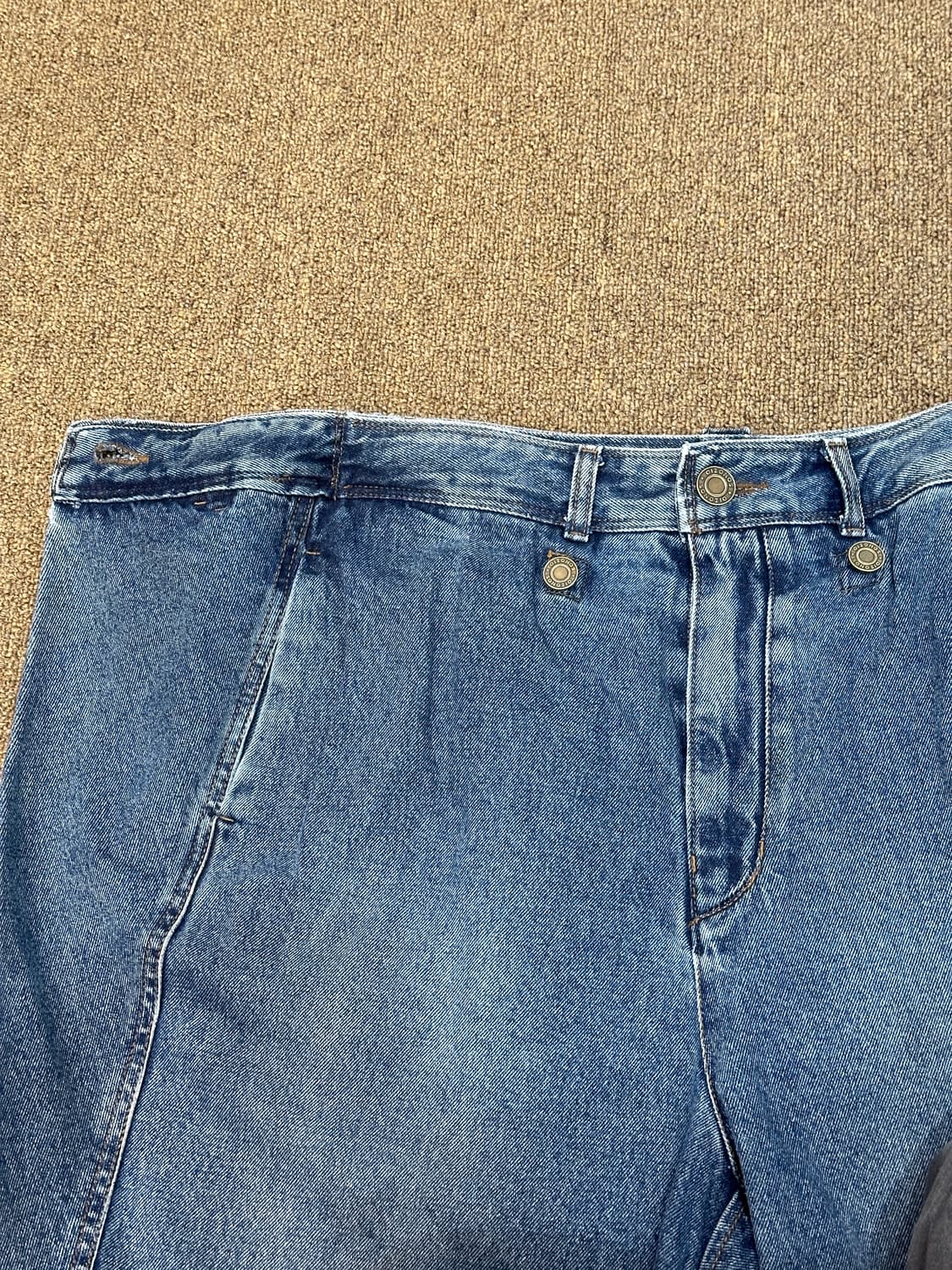 송지오 컬렉션 벌룬핏 데님 청바지 상품이미지3