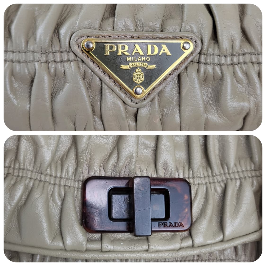 정품 프라다 나파가죽 고프레 토트백 상품이미지8