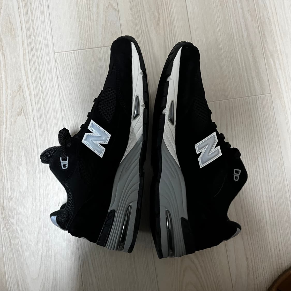 뉴발란스 991 메이드 인 UK 블랙 실버 270 상품이미지4