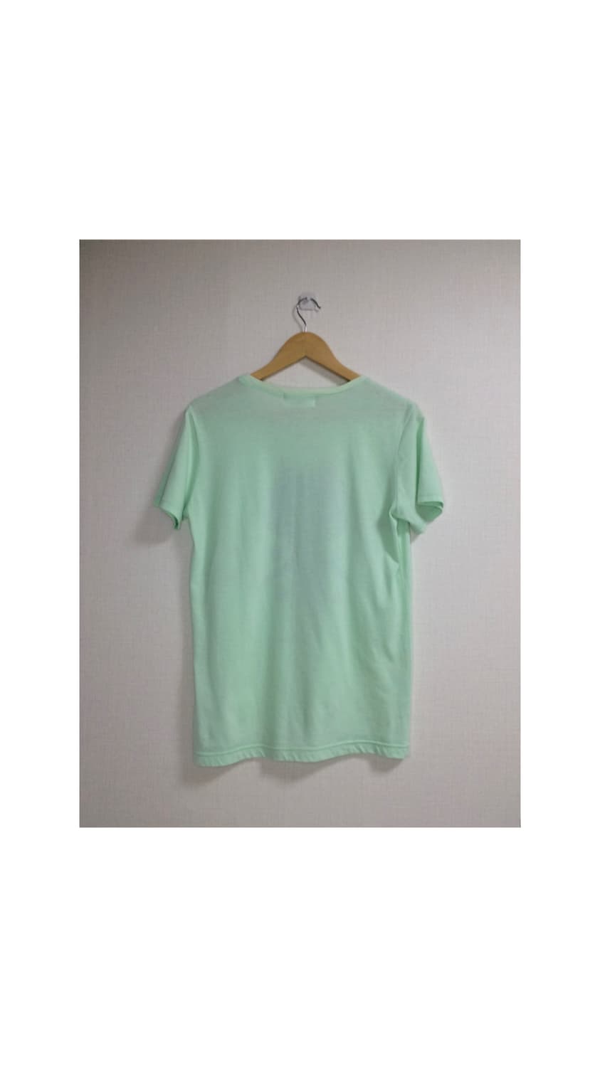 Ne-net 네넷냐 애플민트 하트 프린팅 반팔 티셔츠 상품이미지5