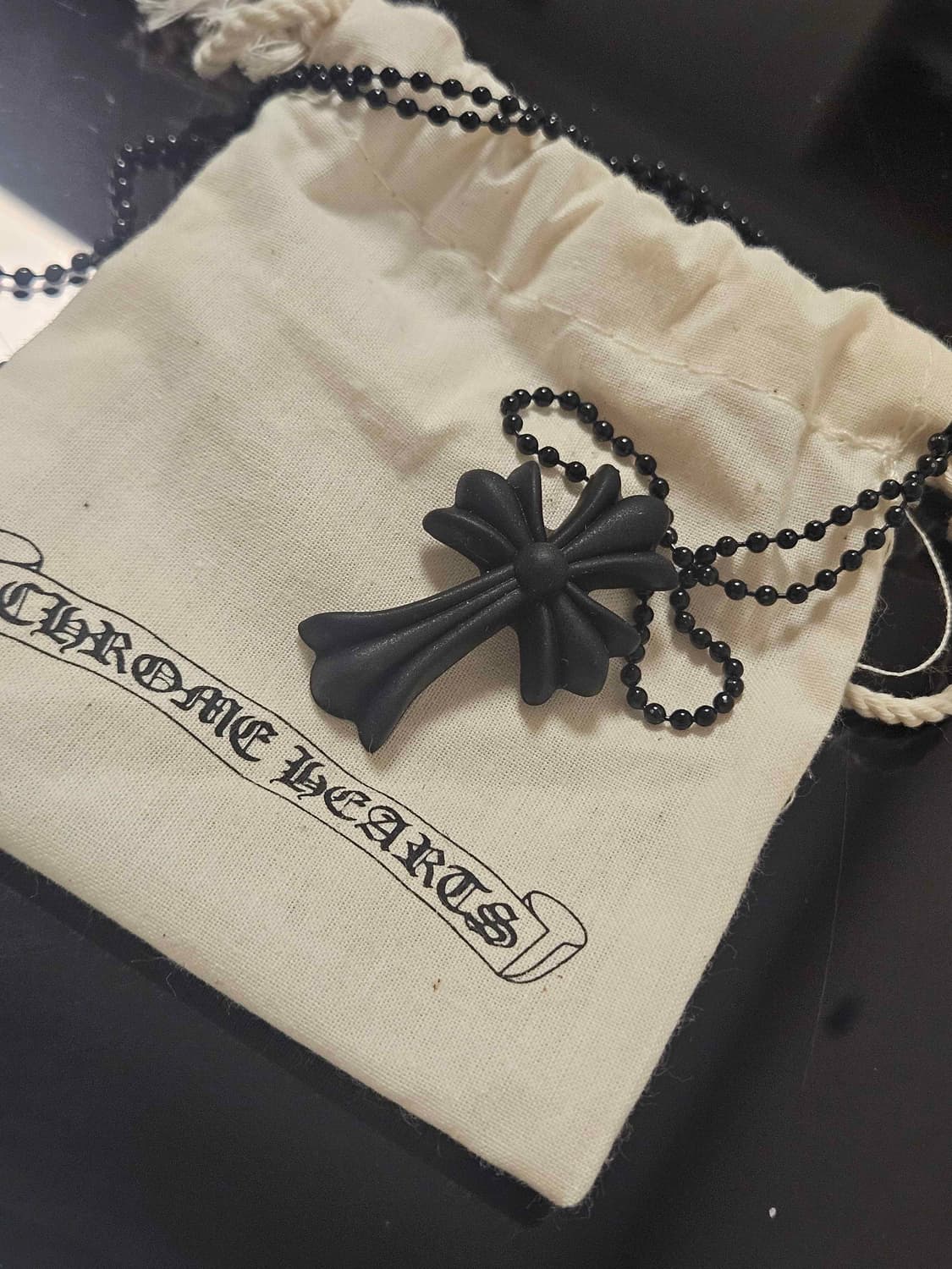 Chrome hearts black silicone necklace 상품이미지1