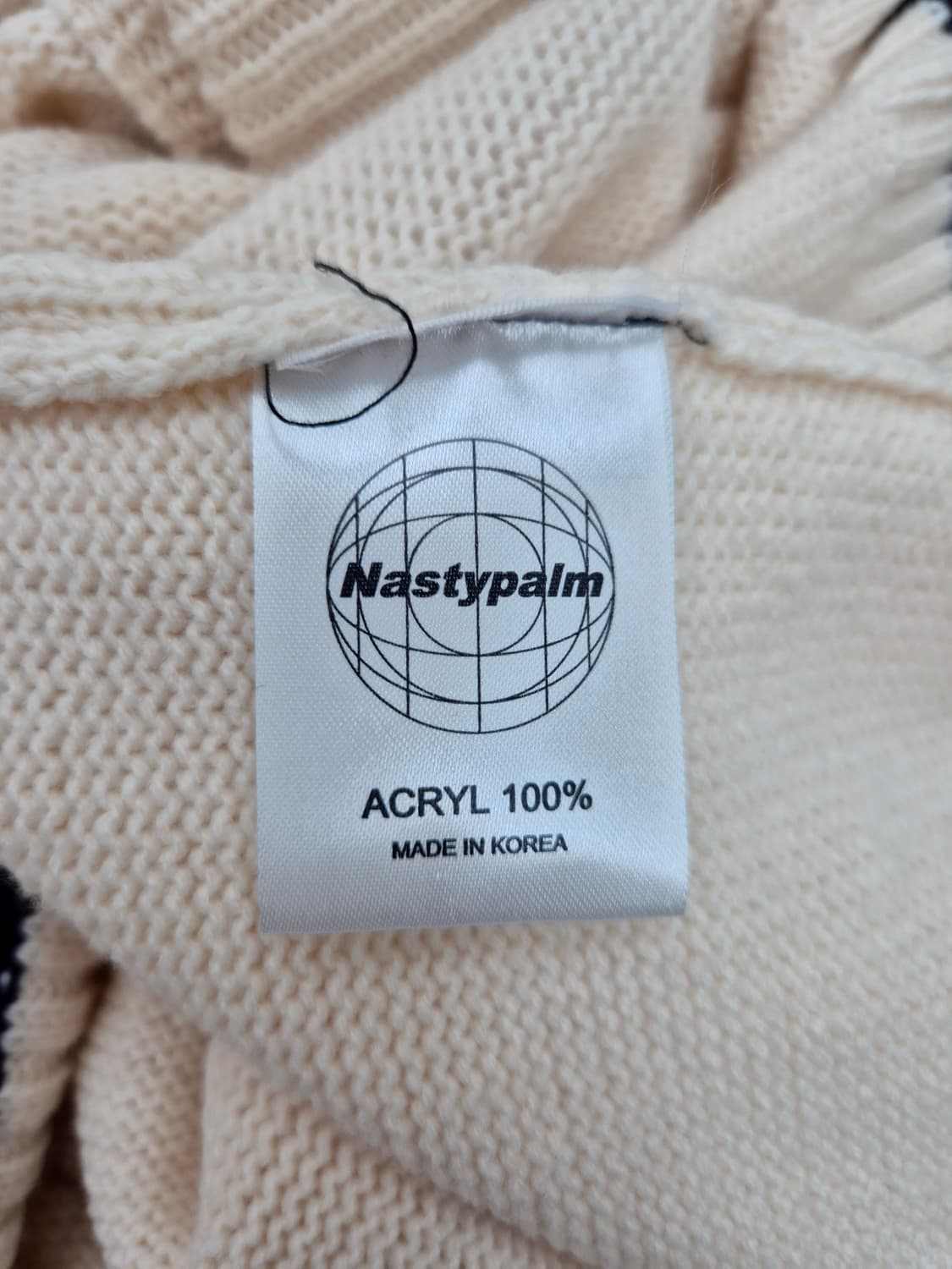 Nastypalm 아이보리 스트라이프 가디건 상품이미지5