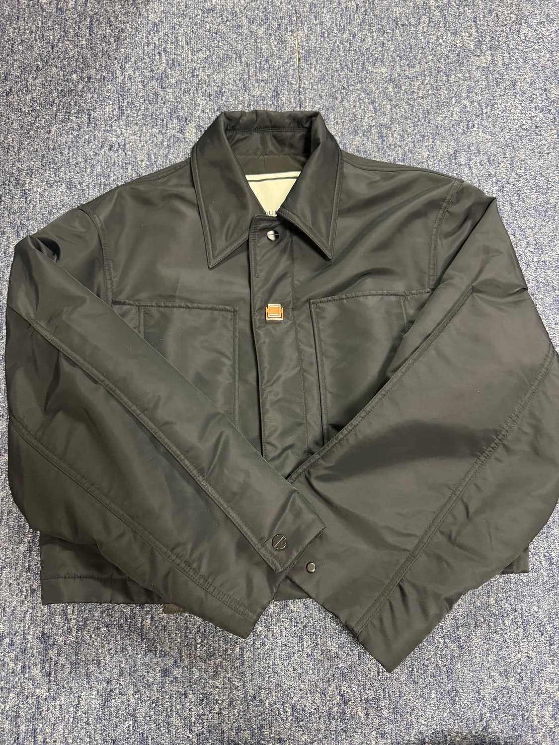 [38]우영미 여성 나일론 크롭 점퍼 블랙 상품이미지1