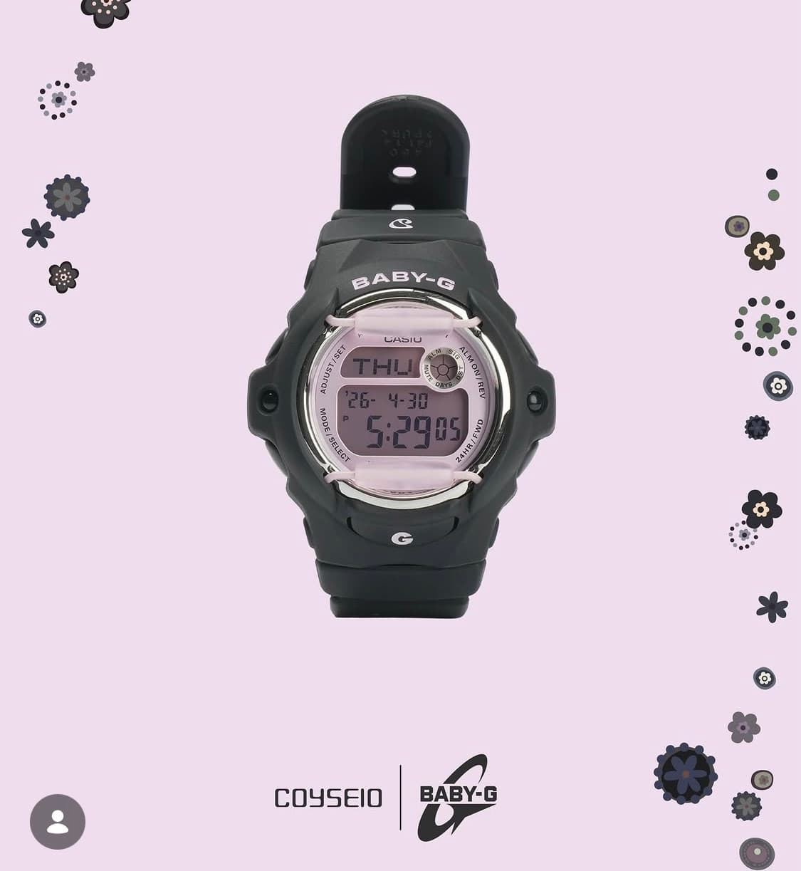 COYSEIO X BABY-G BG-169 BLACK 상품이미지1
