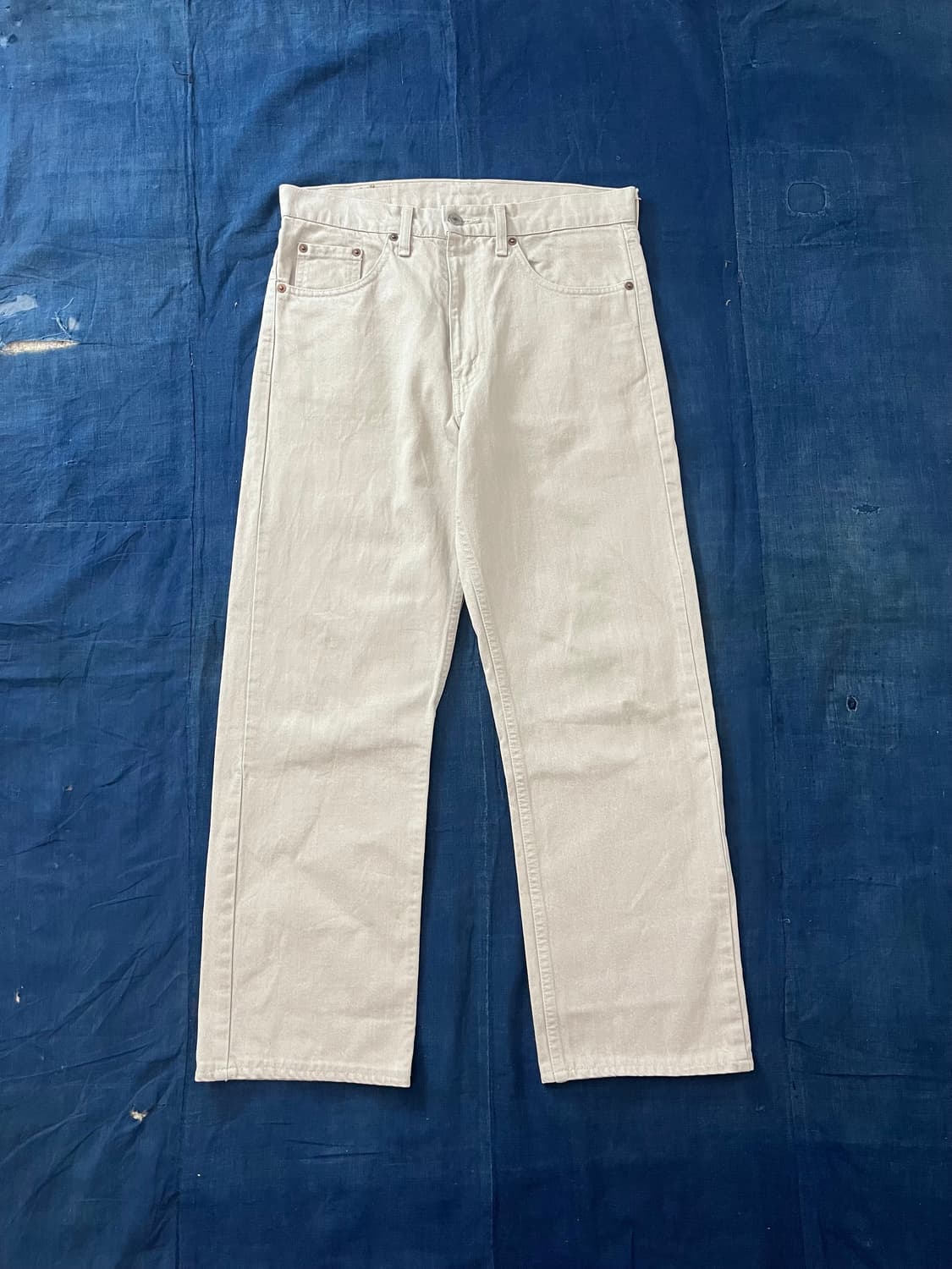빈티지 리바이스 509 데님 팬츠 베이지 상품이미지1