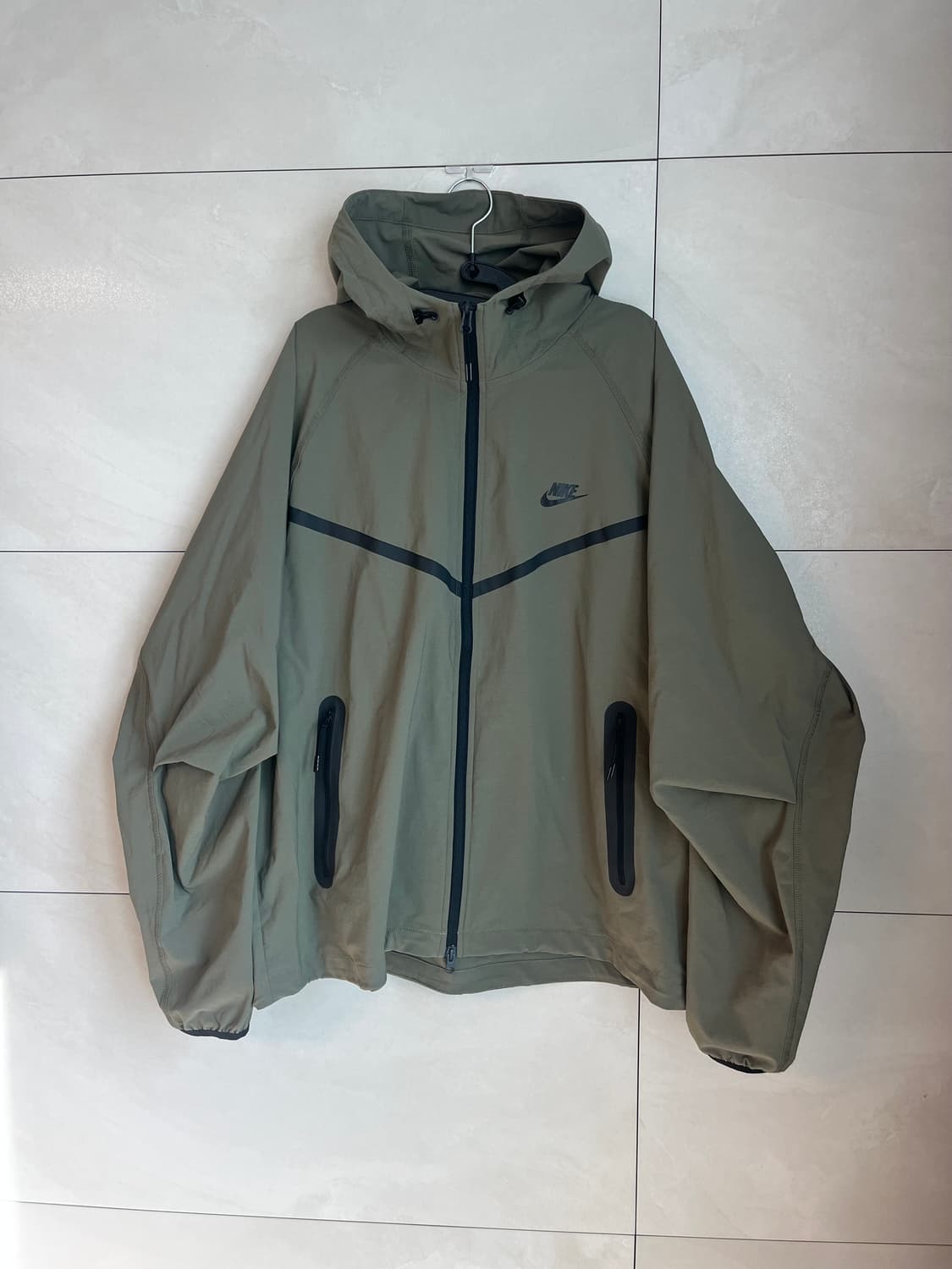 [2XL] 나이키 테크 윈드러너 우븐 바람막이 올리브 카키  상품이미지5