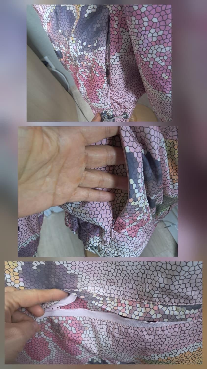 오일릴리 골프 플라워 패턴 자켓 점퍼 38(55~66)상태상급 상품이미지7