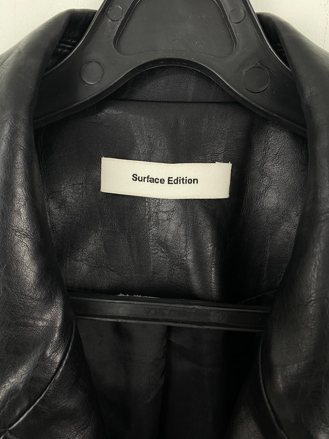 서피스에디션 레더 가죽 코트 자켓 L 상품이미지3