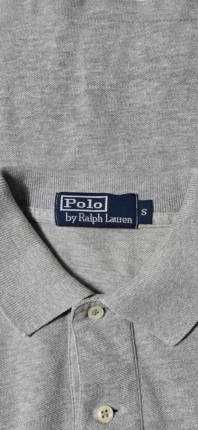 폴로 랄프로렌 회색 카라티 S 상품이미지3