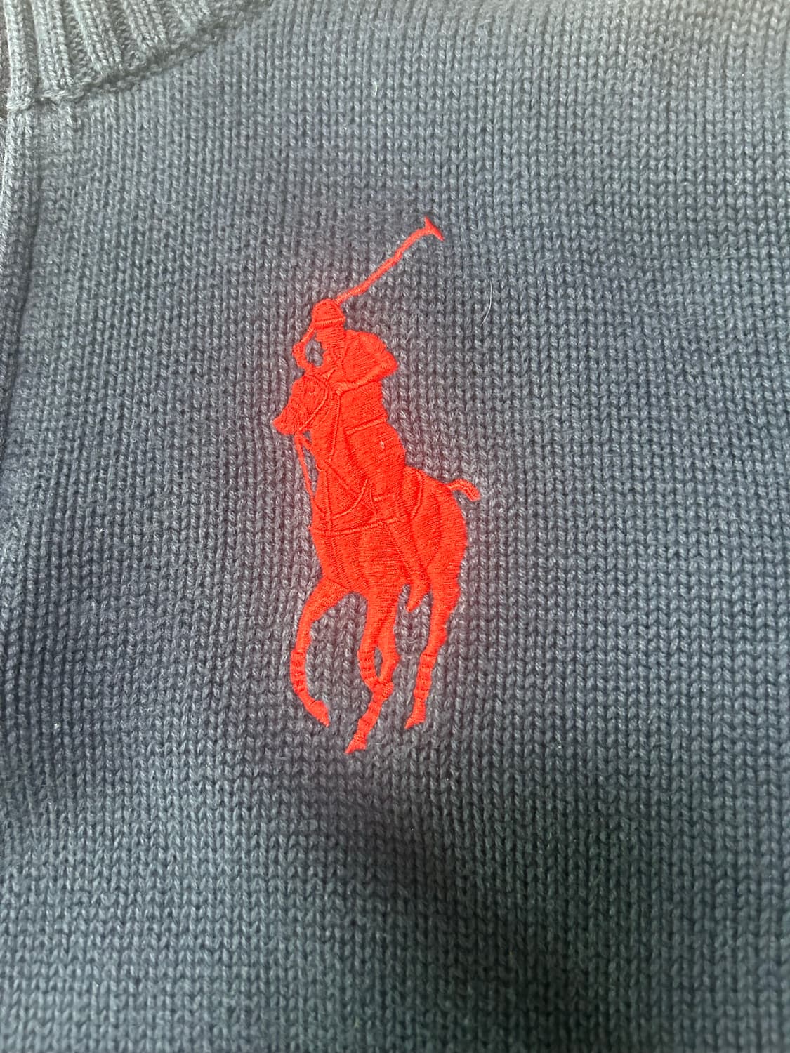 빅폴로 반니트집업 상품이미지4