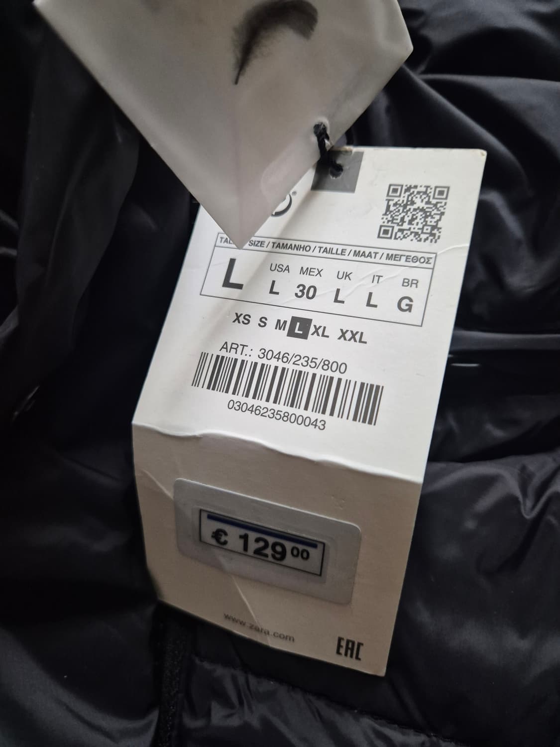 자라 필파워700 롱패딩 L사이즈 상품이미지6