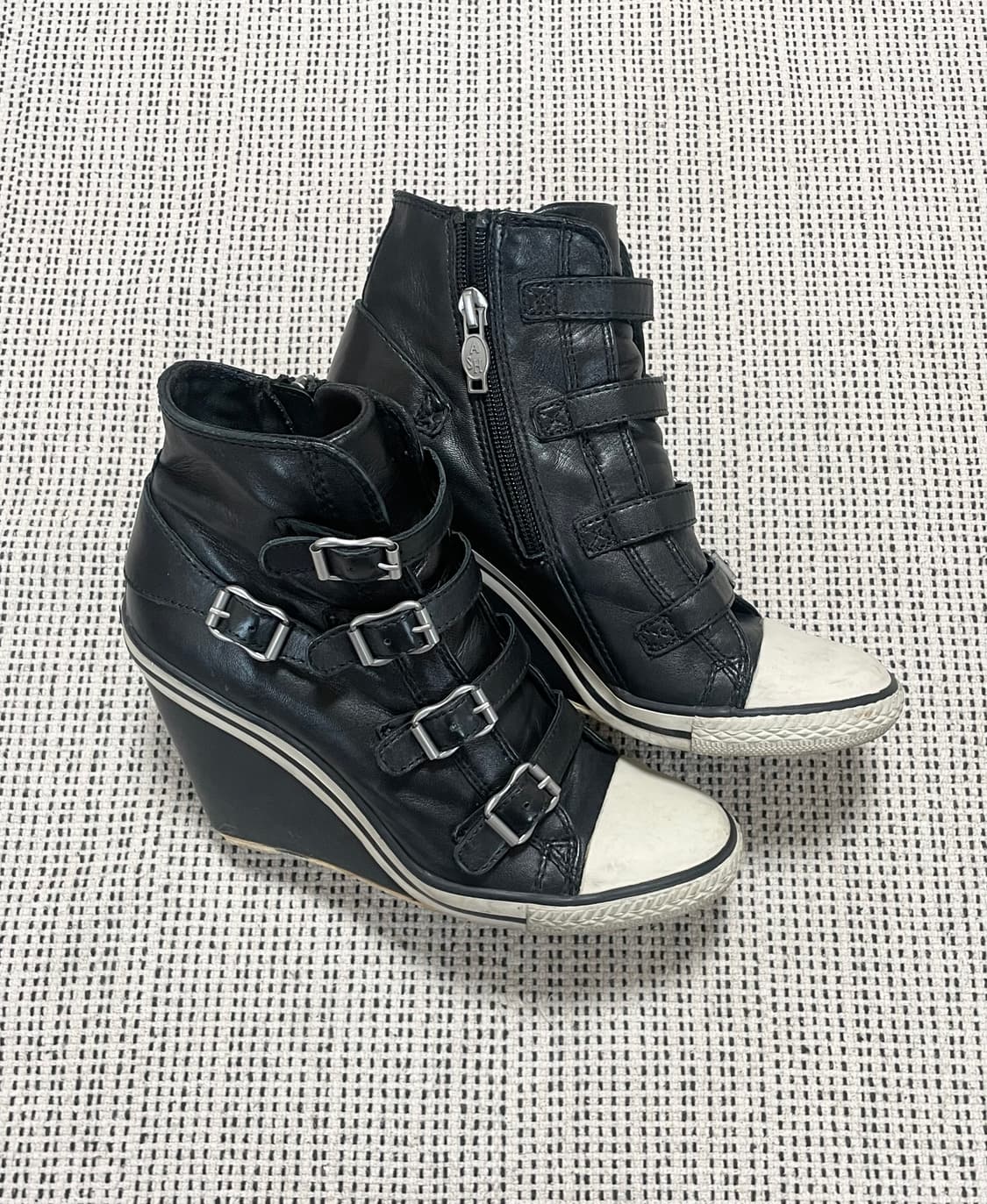 Ash belted leather hightop sneakers 37 상품이미지2