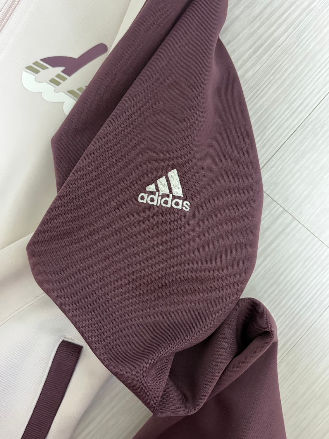 희귀매물) 아디다스 일본판 빈티지 져지 베이비핑크 상품이미지4