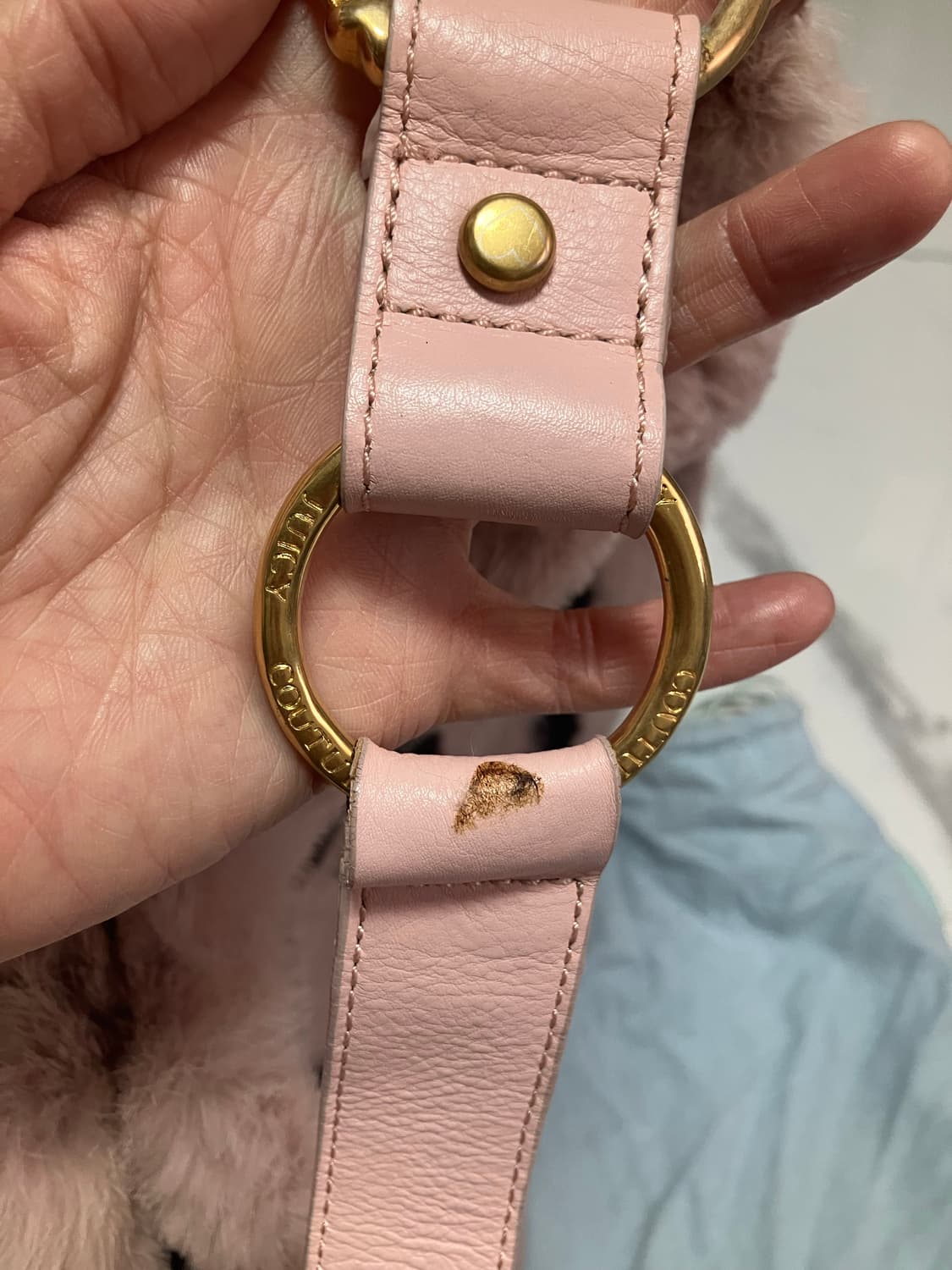 y2k 쥬시 꾸뛰르 juicy couture 토끼털 가방 상품이미지7