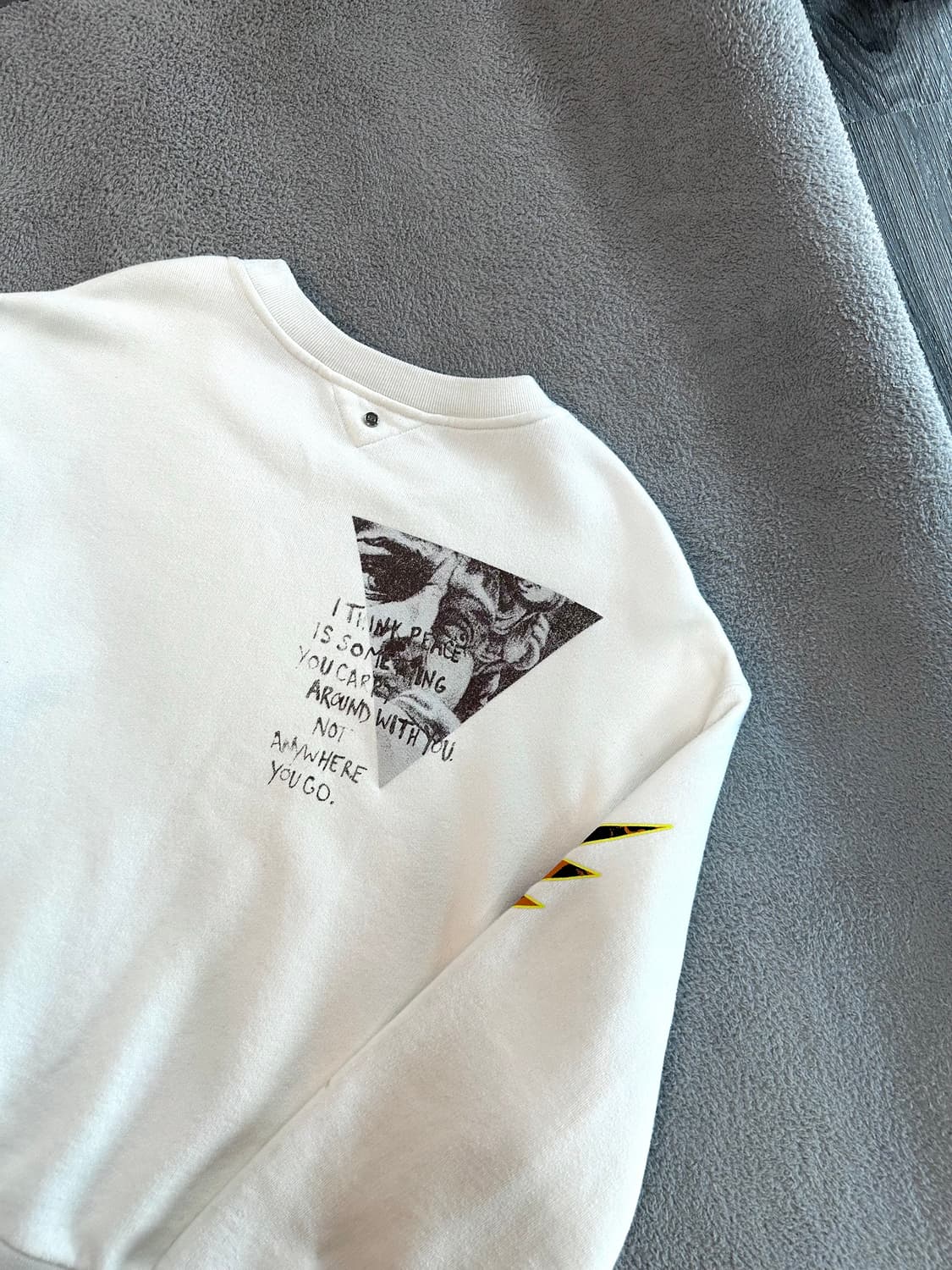 100~/ 시스템옴므 로스 프린팅 오버핏 맨투맨 상품이미지6