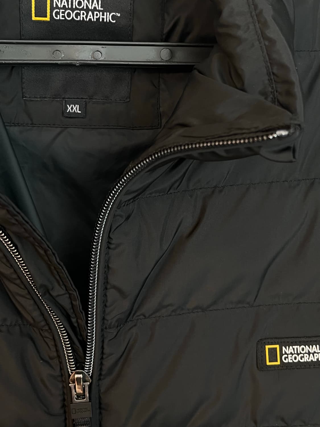 [2XL] 내셔널지오그래픽 경량 패딩 블랙  상품이미지4